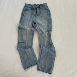 BDG Urban Outfitters Slim Straight Medium Wash High Rise Women's Waist 24